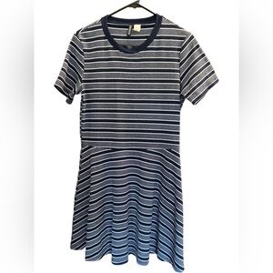 Skater Dress with Short Sleeves